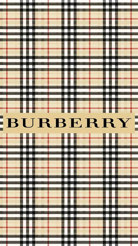 burberry's check logo.